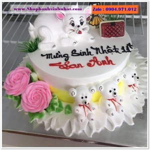 Bánh Sinh Nhật Con Mèo Tuổi Mão - A07